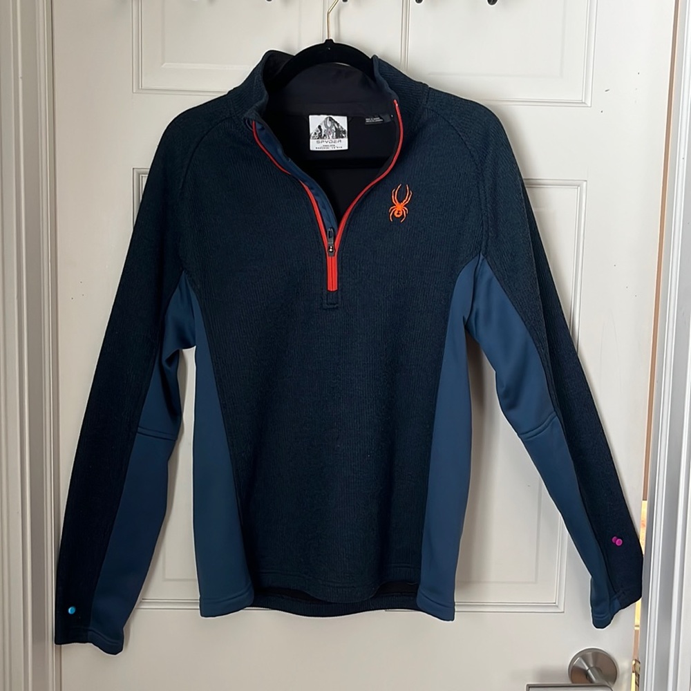Quilted spyder quarter zip